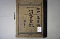 [a12-35-1] 昭和2年度調消毒台帳第一号 (1927)