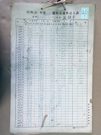 [a12-33-4] 昭和10年度秋蚕期温湿度記入表 (1935)