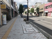 上田市の商店街の景観
