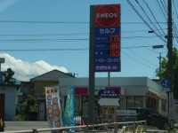 ガソリンの価格差：信州と茨城