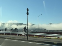 上田ならではの低い雲