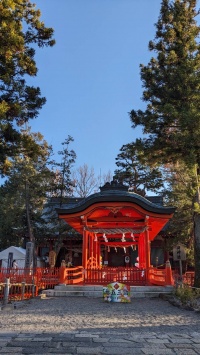 長野の観光地の持続性　生島足島神社