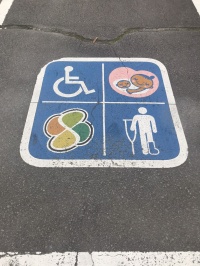 【バリアフリー】障害者等用駐車区画