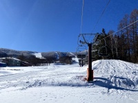 菅平高原の雪景色