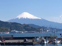 地元から見える富士山