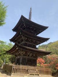 前山寺の三重塔