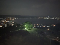 諏訪湖の夜景