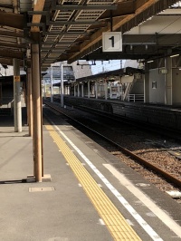 富士宮駅１番線ホーム