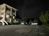 長野大学駐車場夜間