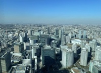 横浜ランドマークタワーからの景色